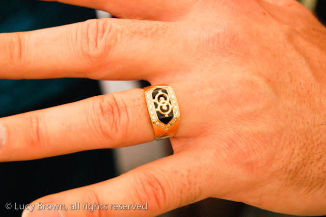Mike 39s Mongolian wedding ring depicting the male symbol